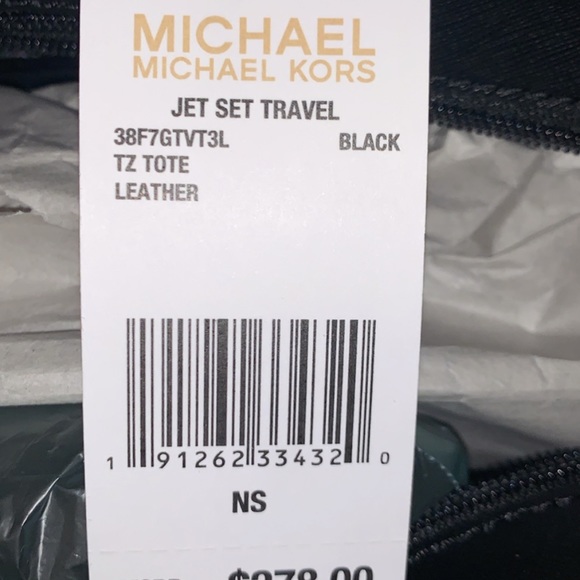 Michael Kors Jet Set Travel Black Saffiano Leather - Picture 8 of 8